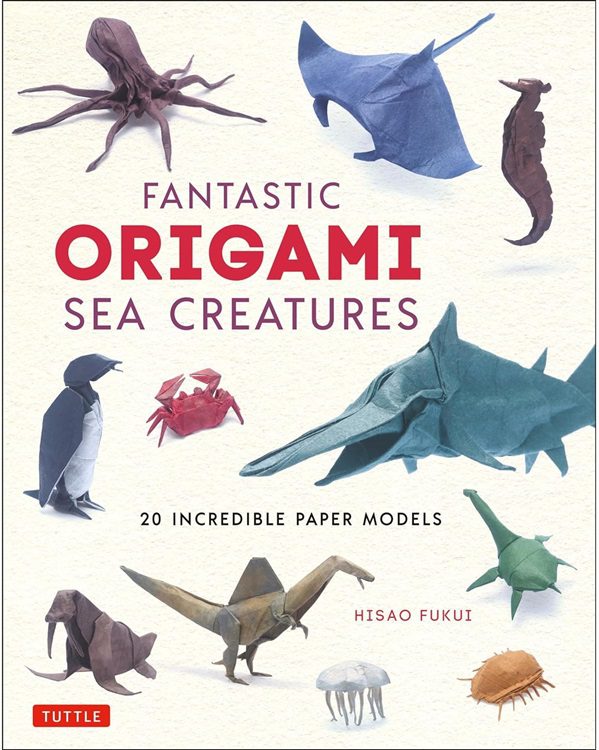 Ný bók maí 2025 - fantastic origami sea creatures