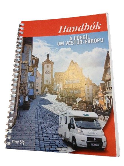Ný bók júní 2025 - á húsbíl um v-evrópu