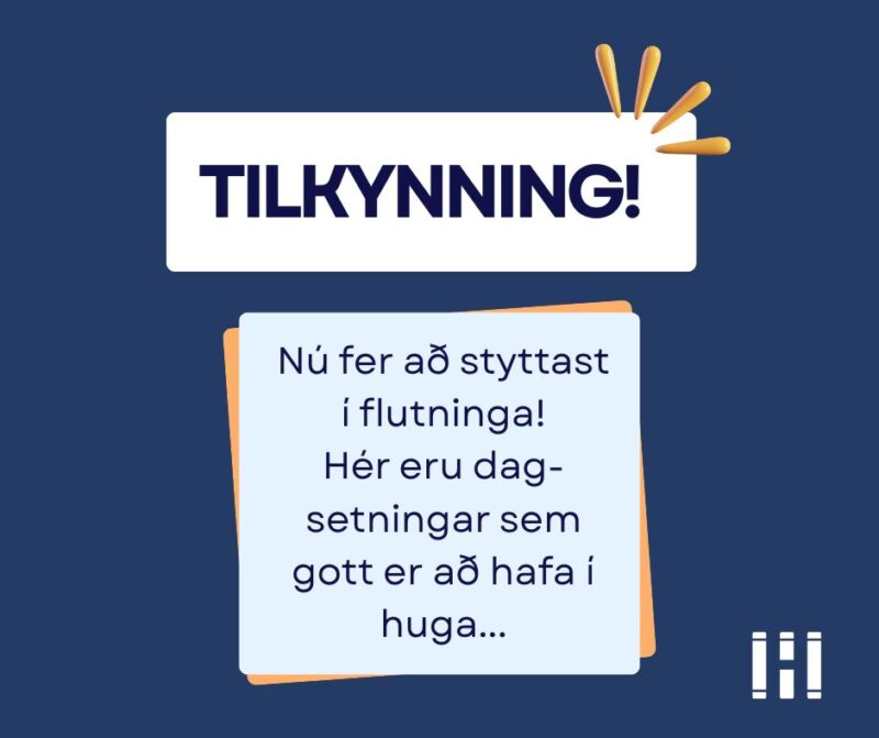 Flutningar - tilkynning