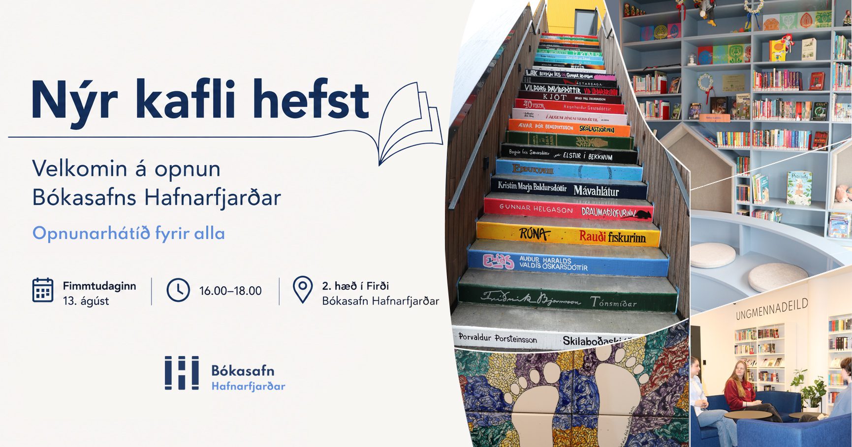 Opnunarhátíð nýs Bókasafns Hafnarfjarðar