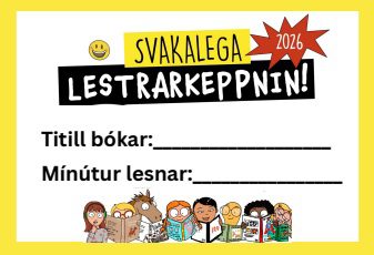 Svakalega lestrarkppnin 2026